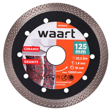 TARCZA  125 mokre drewno/WAART